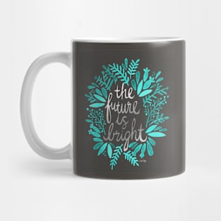 bright future charcoal Mug